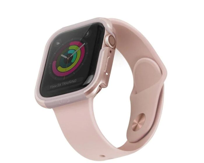 UNIQ Valencia Protective Case Θήκη Rose Gold για Apple Watch 40mm (Series 4/5/6/SE)