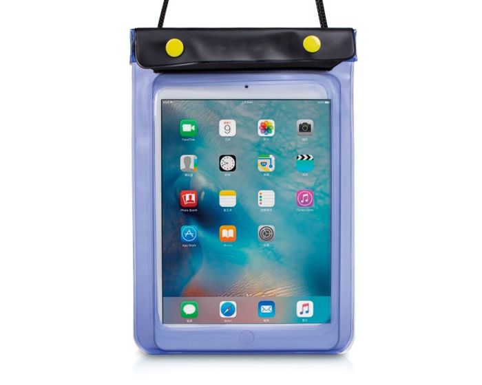 Universal Waterproof Bag Case - Αδιάβροχη Θήκη για iPad mini - Velcro Blue