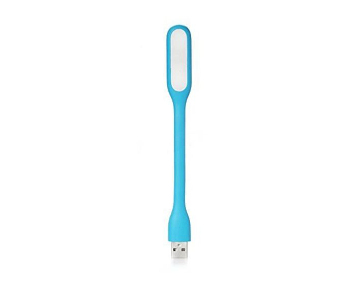 Mini USB Reading Led Light Φακός Διαβάσματος (Laptop, Notebook, Power Bank) - Light Blue