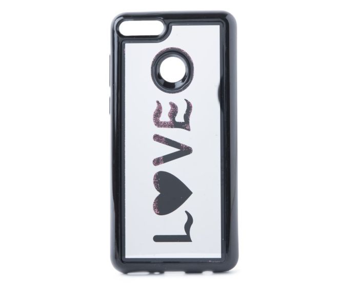 Vennus Mirror Water Case Glitter Love (Huawei Y9 2018)