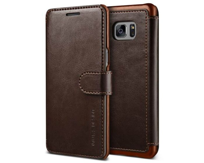 Verus Layered Dandy Diary Leather Case Θήκη Πορτοφόλι (VRGN7-LDDCE) Brown (Samsung Galaxy Note 7)