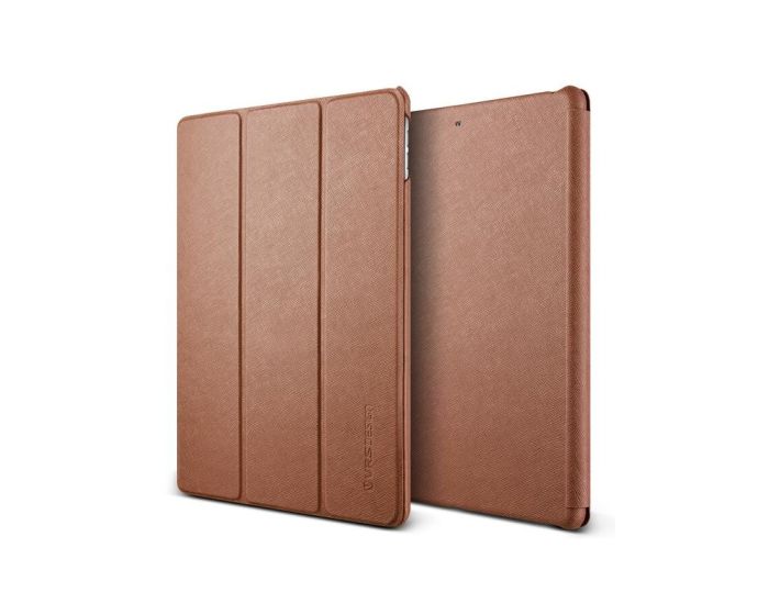 Verus Saffiano Diary Smart Cover Case (VRSIPN-SFARD) με δυνατότητα Stand Brown (iPad 9.7'' 2017 / 2018)