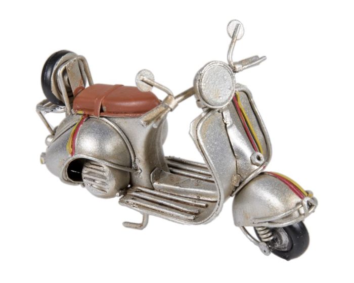 Vintage Διακοσμητική Μεταλλική Vespa - Ασημί