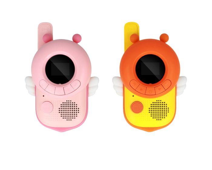 Walkie-talkie for Children K22 with Battery Charger and 8xRechargeable HR03/AAA 900mAh - Bee