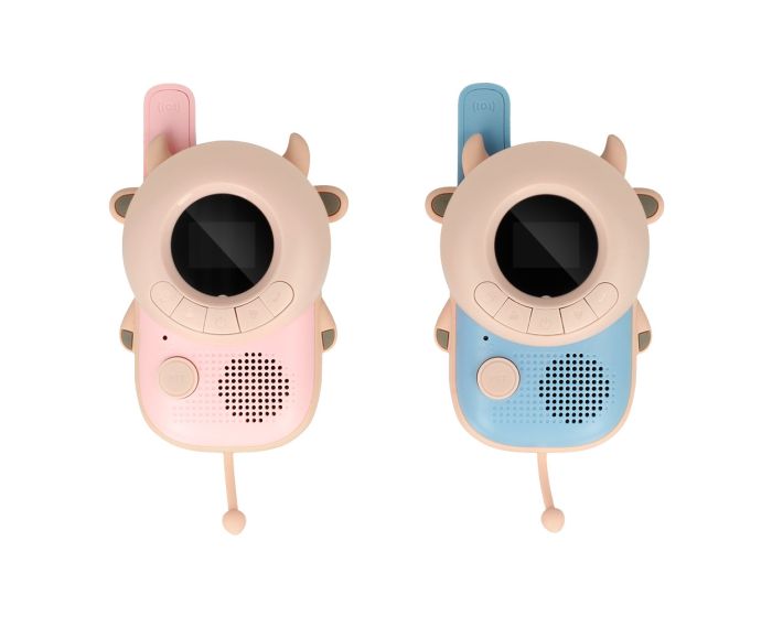Walkie-talkie for Children K22 with Battery Charger and 8xRechargeable HR03/AAA 900mAh - Cow