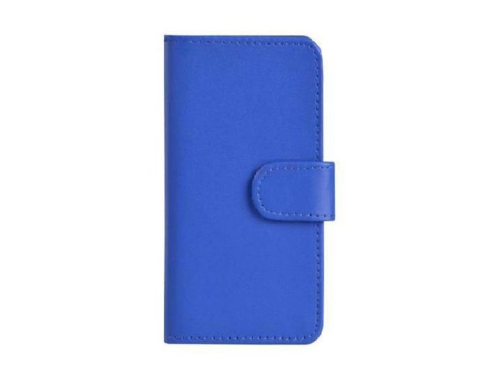 Wallet Case Θήκη Πορτοφόλι με Δυνατότητα Stand + Μεμβράνη Οθόνης Μπλε (Microsoft Lumia 950)