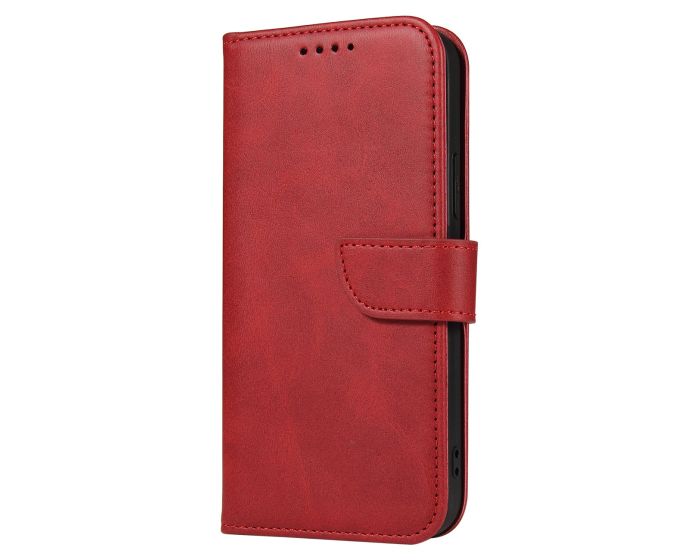 Magnet Case Elegant Book Θήκη Πορτοφόλι με Stand - Red (iPhone 15)