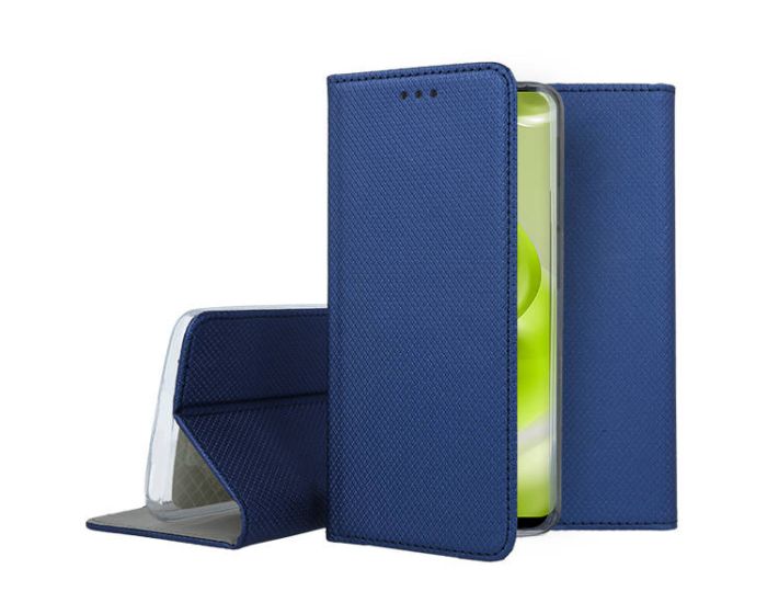 Forcell Smart Book Case με Δυνατότητα Stand Θήκη Πορτοφόλι Navy Blue (Xiaomi Redmi Note 12 5G / Poco X5 5G)