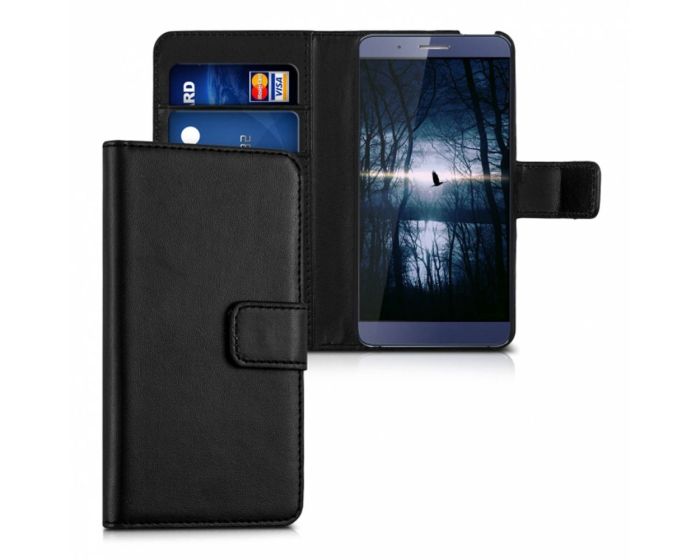 KWmobile Wallet Case Θήκη Πορτοφόλι με δυνατότητα Stand (35799.01) Black (Huawei Honor 7i / Huawei Shot X)