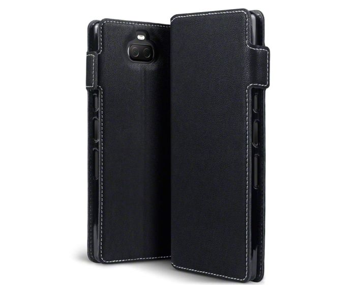 Terrapin Θήκη Πορτοφόλι Wallet Stand Case (117-005-651) Μαύρο (Sony Xperia 10 Plus)