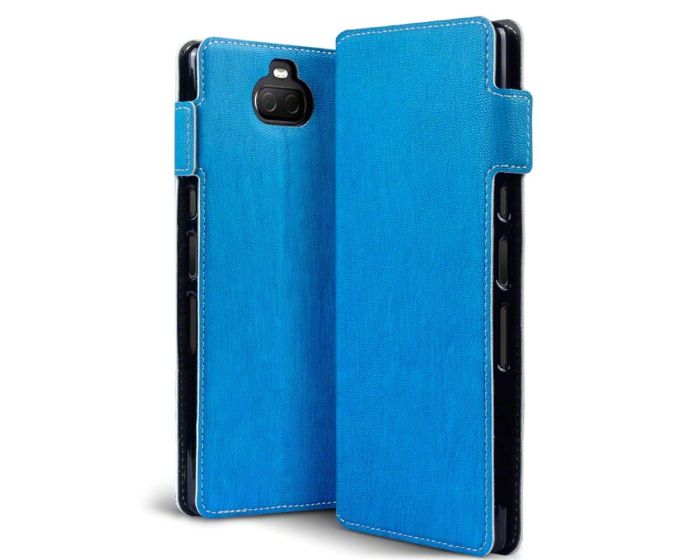 Terrapin Θήκη Πορτοφόλι Wallet Stand Case (117-005-653) Γαλάζιο (Sony Xperia 10 Plus)