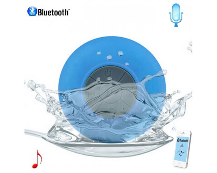 Forever Waterproof Bluetooth Speaker (BS-330) Αδιάβροχο Φορητό Ηχείο Bluetooth Μπλε