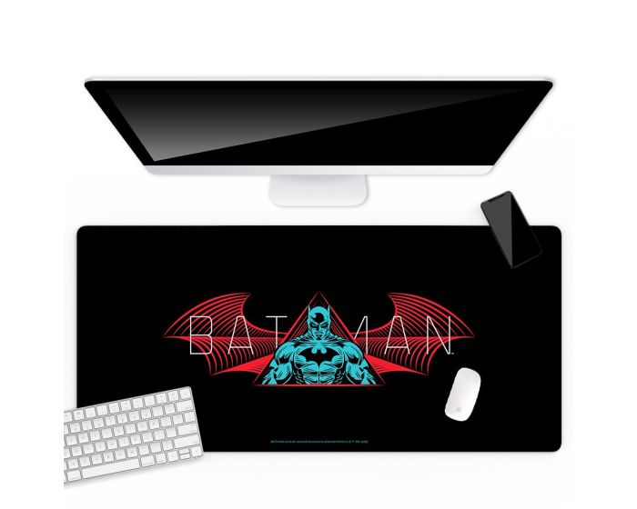 DC Comics Desk Mat (WDPBATMAN0081) Αντιολισθητικό Mouse Pad 800x400mm - 202 Batman Black / Red / Blue