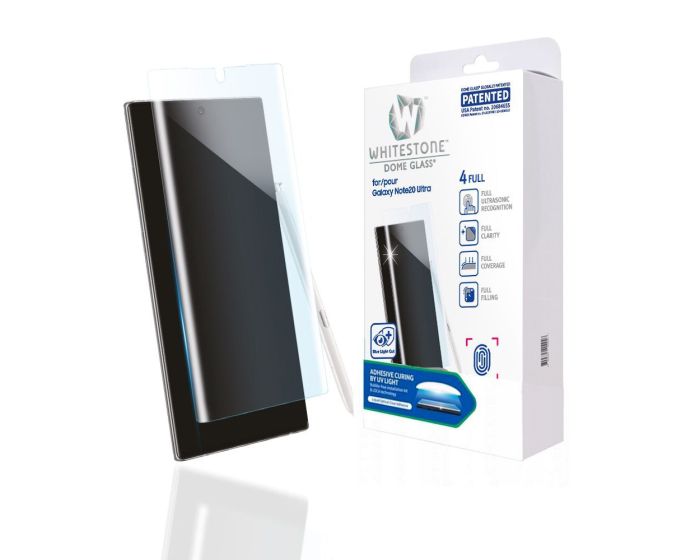 Whitestone Dome Glass (Liquid Dispersion Tech) Full Cover Tempered Glass Replacement (Samsung Galaxy Note 20 Ultra)