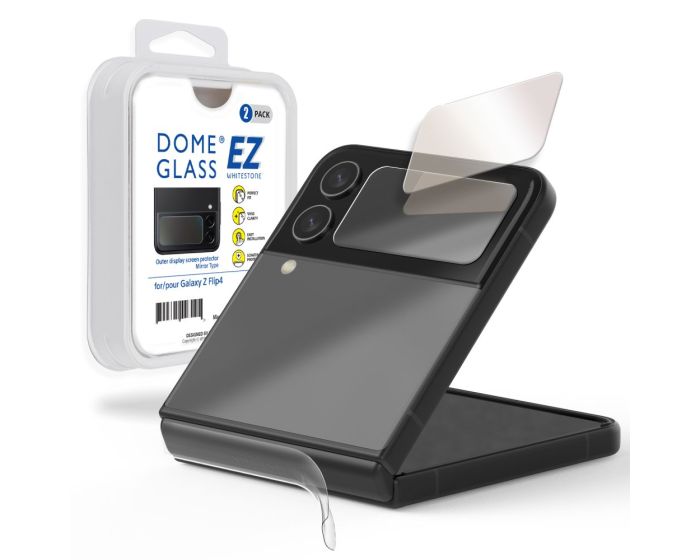 Whitestone Dome EZ Glass Tempered Glass 2-Pack (Samsung Galaxy Z Flip4)