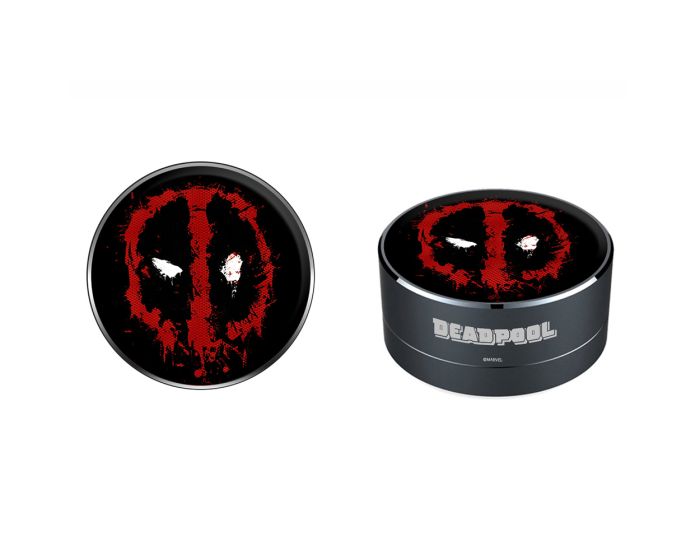 Marvel Bluetooth Wireless Speaker 3W Ασύρματο Ηχείο - 001 Deadpool Black