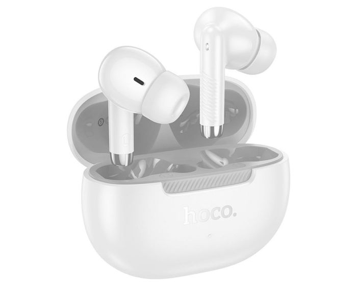 HOCO EQ24 TWS Wireless Bluetooth Stereo Earbuds with Touch Screen - White Star - MT83024