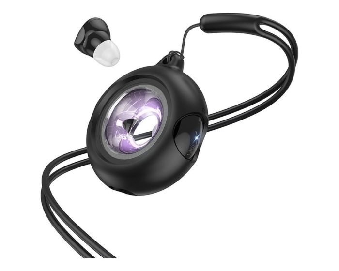 HOCO EW71 TWS Wireless Bluetooth Stereo Earbuds with Led Lighting - Black - MT82779