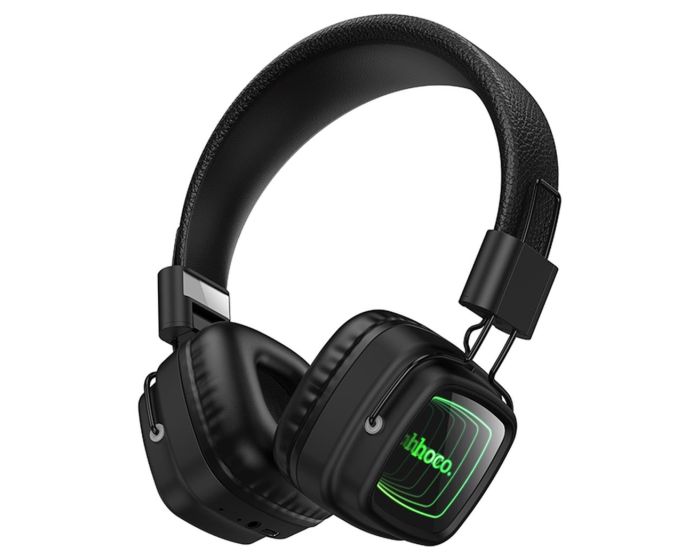 HOCO W72 Bluetooth Wireless Headphones Ασύρματα Ακουστικά Black - MT83858