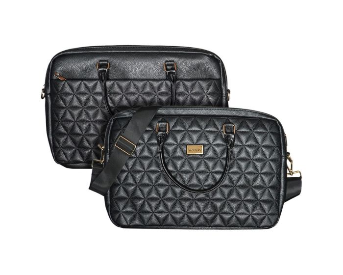 Wonder Pico Quilted Briefcase Θήκη Τσάντα για Macbook / Laptop 15" - 16" Black