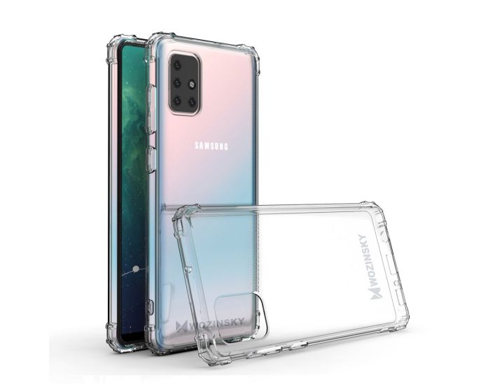 Wozinsky Anti Shock Durable Case Ανθεκτική Θήκη Σιλικόνης Clear (Samsung Galaxy M51)