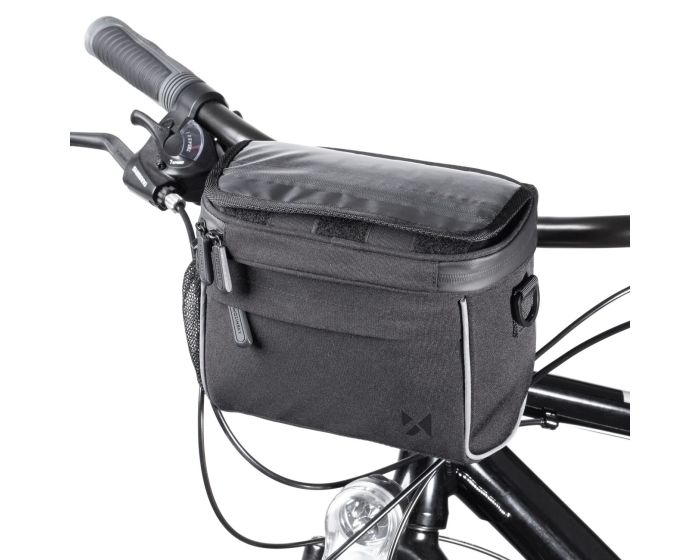 Wozinsky Bicycle Handlebar Bag 5L with Shoulder Strap (WBHBB-01) Τσαντάκι Τιμονιού Ποδηλάτου Black