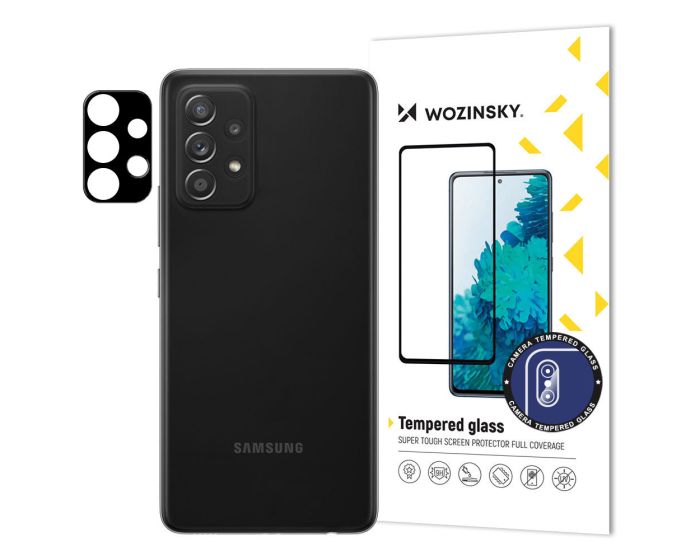 Wozinsky 9H Full Camera Lens Tempered Glass Film Prοtector Black (Samsung Galaxy A53 5G)