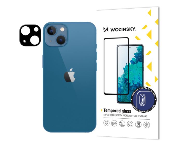 Wozinsky 9H Full Camera Lens Tempered Glass Film Prοtector Black (iPhone 14 / 14 Plus)