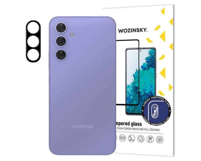 Wozinsky 9H Full Camera Lens Tempered Glass Film Prοtector Black (Samsung Galaxy A16 4G / 5G)