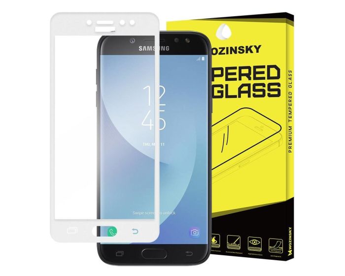 WOZINSKY Full Screen 9H Tempered Glass Screen Protector - White (Samsung Galaxy J5 2017)
