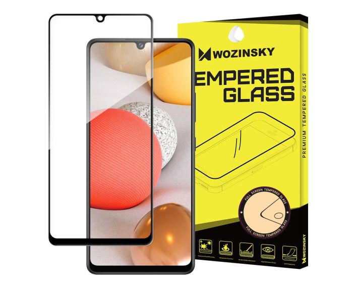 Wozinsky Full Glue Full Face Case Friendly Black Αντιχαρακτικό Γυαλί 9H Tempered Glass (Samsung Galaxy A42 5G)