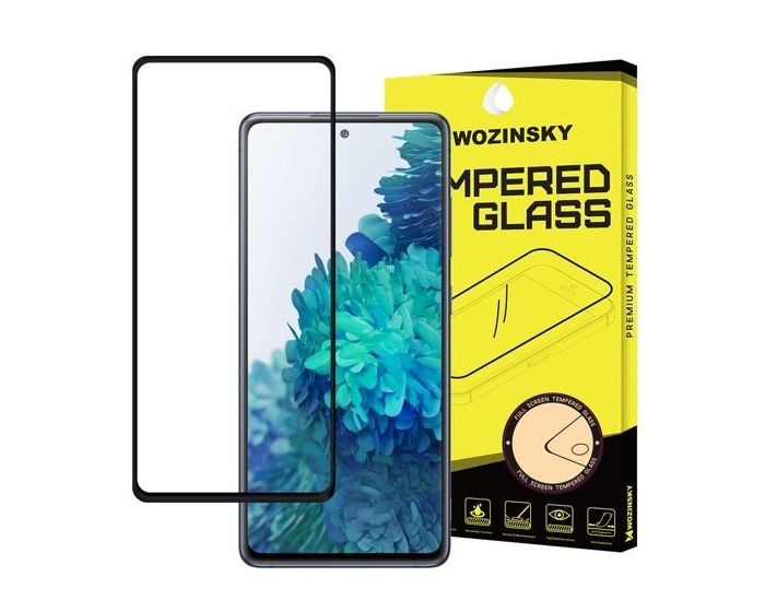 Wozinsky Full Glue Full Face Case Friendly Black Αντιχαρακτικό Γυαλί 9H Tempered Glass (Samsung Galaxy A72 4G / 5G)