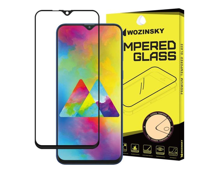 Wozinsky Full Glue Full Face Case Friendly Black Αντιχαρακτικό Γυαλί 9H Tempered Glass (Samsung Galaxy M10)