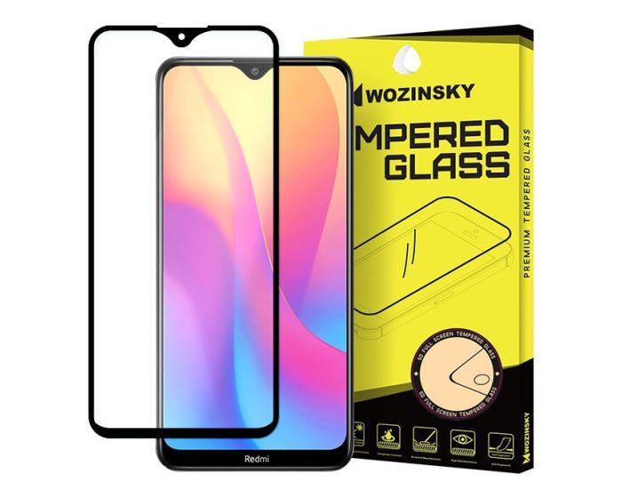 Wozinsky Full Glue Full Face Case Friendly Black Αντιχαρακτικό Γυαλί 9H Tempered Glass (Xiaomi Redmi 8A)
