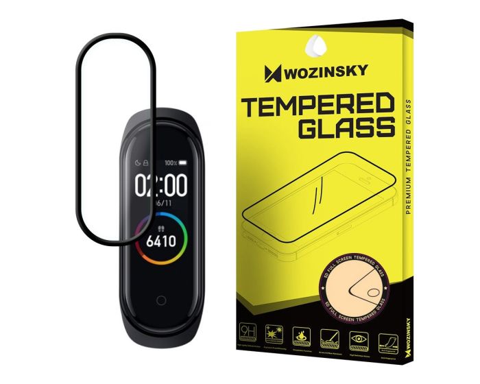 Wozinsky Full Glue Full Face Case Friendly Black Film Protector (Xiaomi Mi Band 3 / 4)