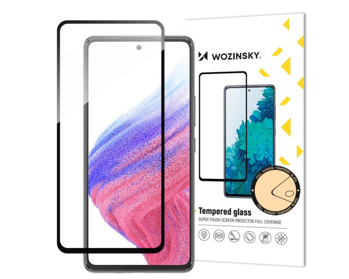 Wozinsky Full Glue Full Face Case Friendly Black Αντιχαρακτικό Γυαλί 9H Tempered Glass (Samsung Galaxy A54 5G)