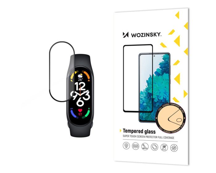 Wozinsky Full Glue Full Face Case Friendly Black Αντιχαρακτικό Γυαλί 9H Tempered Glass (Xiaomi Smart Band 8 / 8 NFC)