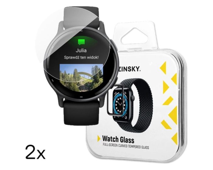 Wozinsky Full Glue Tempered Glass Αντιχαρακτικό Γυαλί (2 pcs) Garmin Vivoactive 5