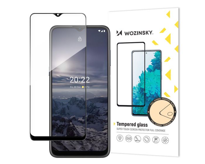 Wozinsky Full Glue Full Face Case Friendly Black Αντιχαρακτικό Γυαλί 9H Tempered Glass (Nokia G21 / G11)