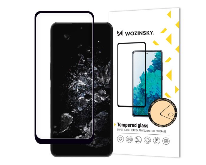 Wozinsky Full Glue Full Face Case Friendly Black Αντιχαρακτικό Γυαλί 9H Tempered Glass (OnePlus 10T / OnePlus Ace Pro)