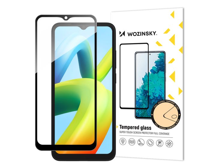 Wozinsky Full Glue Full Face Case Friendly Black Αντιχαρακτικό Γυαλί 9H Tempered Glass (Xiaomi Redmi A1 / Redmi A2)