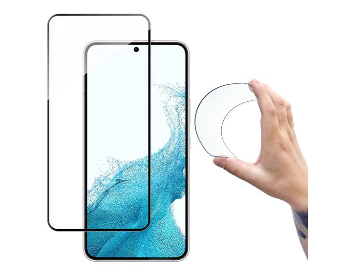 Wozinsky Nano Flexi Full Face Black Αντιχαρακτικό 9H Hybrid Screen Protector (Samsung Galaxy S22 Plus 5G)