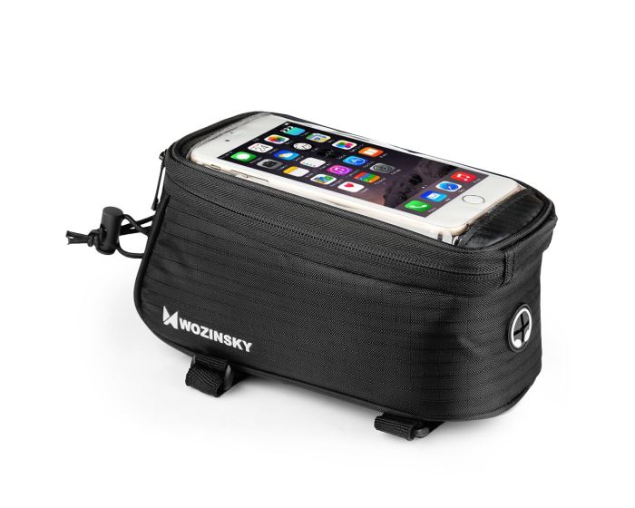 Wozinsky Bike Front Storage Bag 1.5L (WBB2BK) Τσαντάκι Ποδηλάτου με Θέση για Smartphone 6.5'' - Black