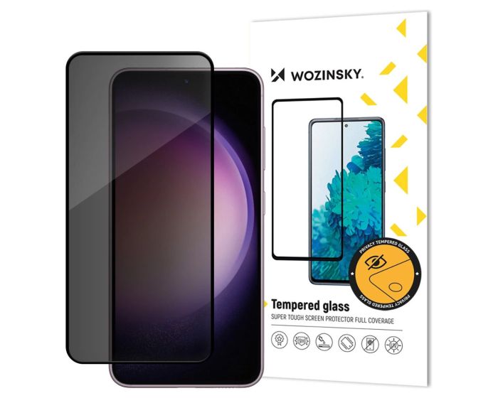 Wozinsky Privacy 3D Full Glue Full Face Αντιχαρακτικό Γυαλί Tempered Glass Black Frame (Samsung Galaxy S24 Plus)