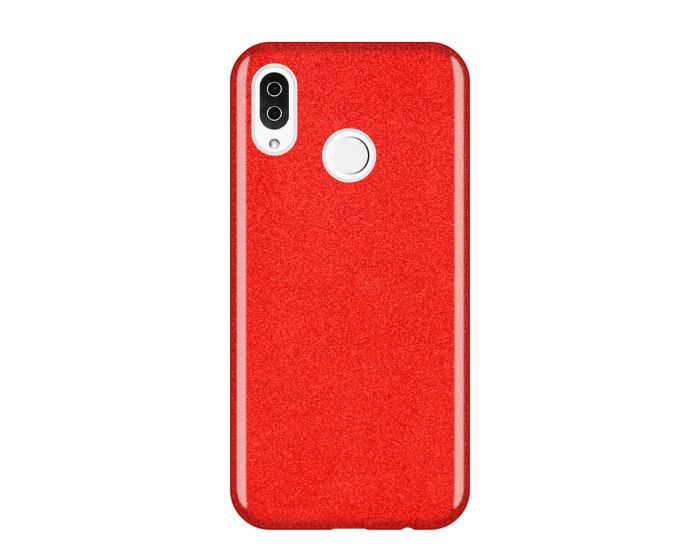 Wozinsky Glitter Shine Cover Hard Case Red (Huawei Y6 2019 / Honor 8A)