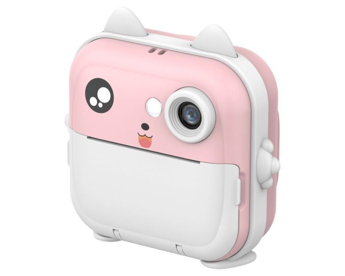 Wozinsky Thermal Printer Camera for Kids (WDT-01) Φορητός Εκτυπωτής Pink - MT79907