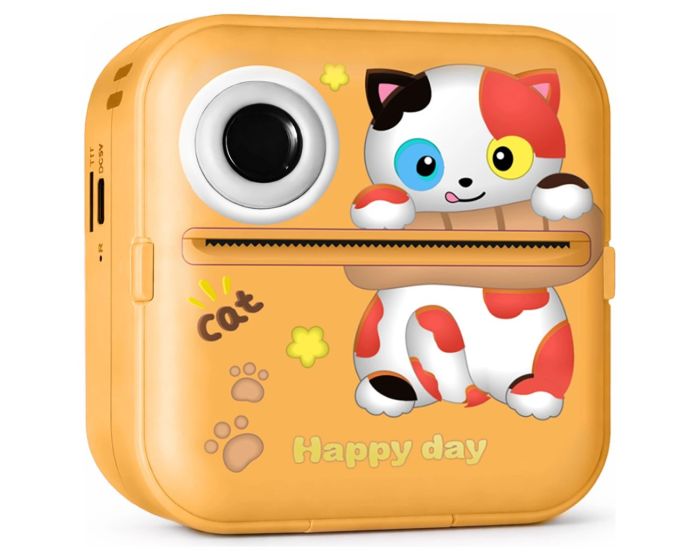 Wozinsky Thermal Printer Camera for Kids (WDT-05) Φορητός Εκτυπωτής Orange - MT83090