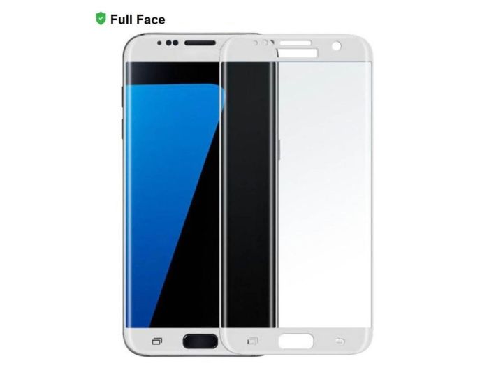 X-One 3D Full Face Curved White Αντιχαρακτικό Γυαλί 9H Tempered Glass (Samsung Galaxy S7)