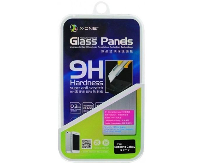 X-One Αντιχαρακτικό Γυάλινο 9H - 2.5D Tempered Glass Screen Protector (Samsung Galaxy J7 2017)