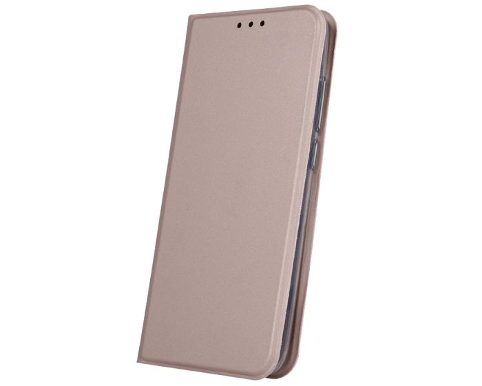 Smart Skin Wallet Case Θήκη Πορτοφόλι με Stand - Rose Gold (Xiaomi Mi 10T Lite 5G)